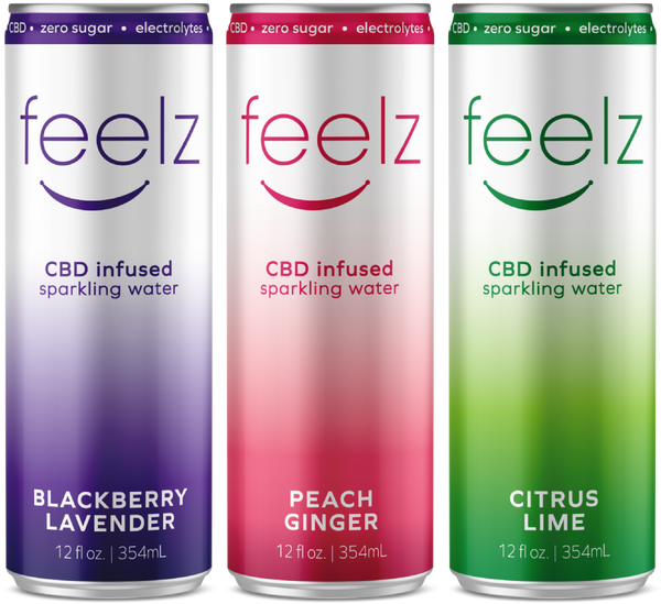 Sampler Pack CBD Seltzer Water | Drink FEELZ